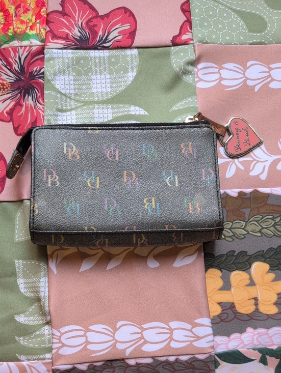 Dooney & Bourke Handbags - Dooney & Bourke Zip Wallet with Multicolor Monogram